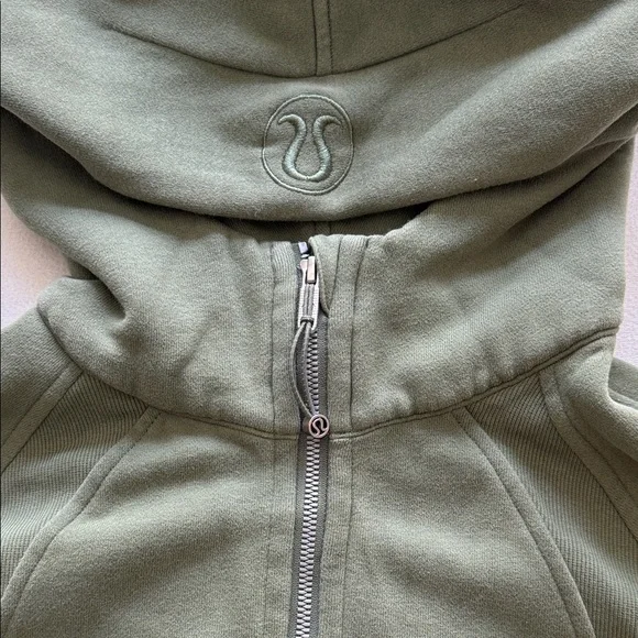 lululemon athletica Scuba Olive Green Full-Zip Hoodie, Women’s XS - Picture 2 of 9